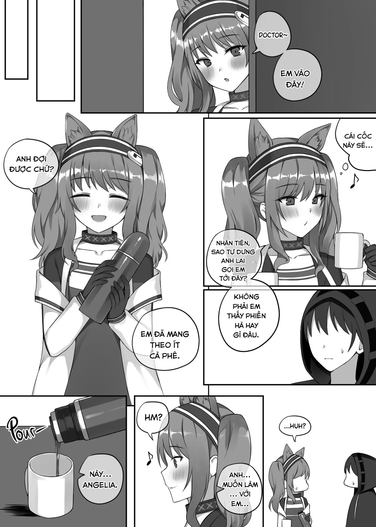 HentaiVN.net - Ảnh 4 - Angelina Creampie [안젤리나 만화] - Chap 1