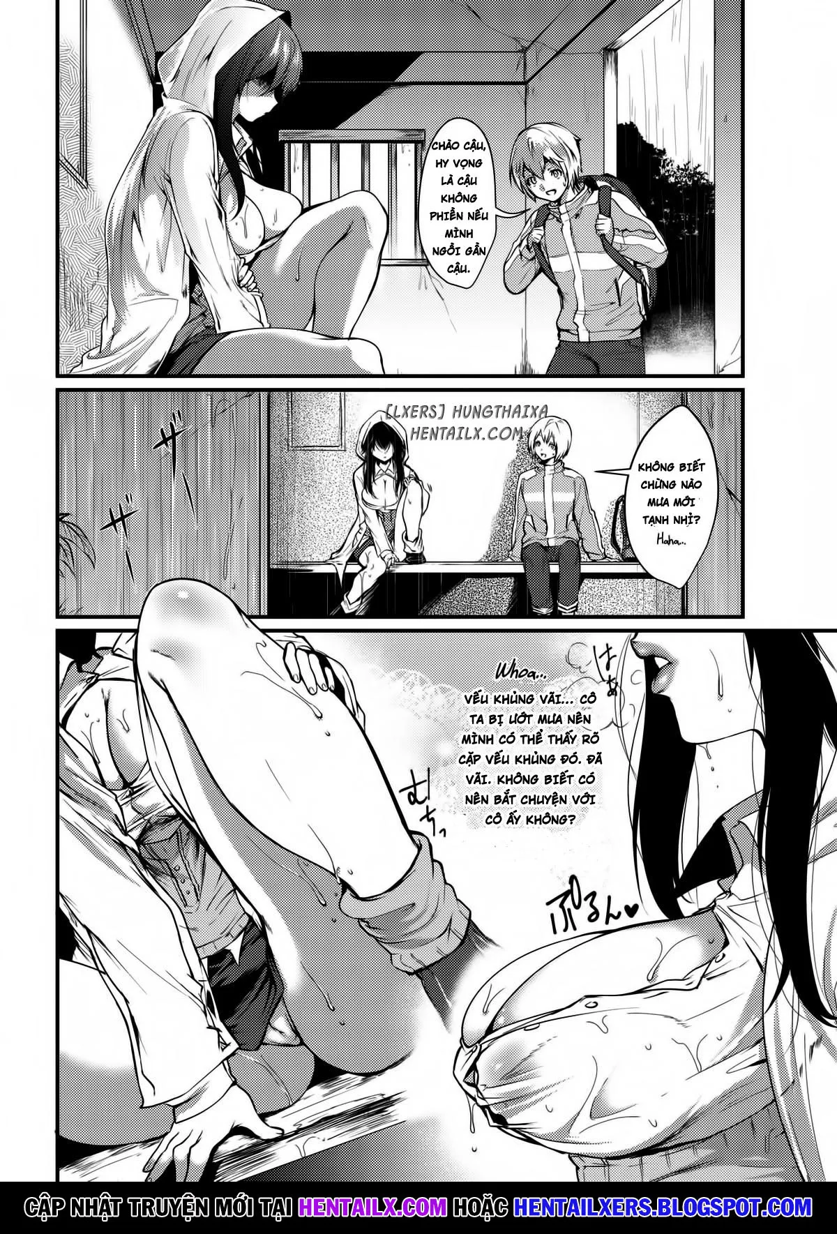 HentaiVN.net - Ảnh 3 - Rain Soaked Girl - Chap 1