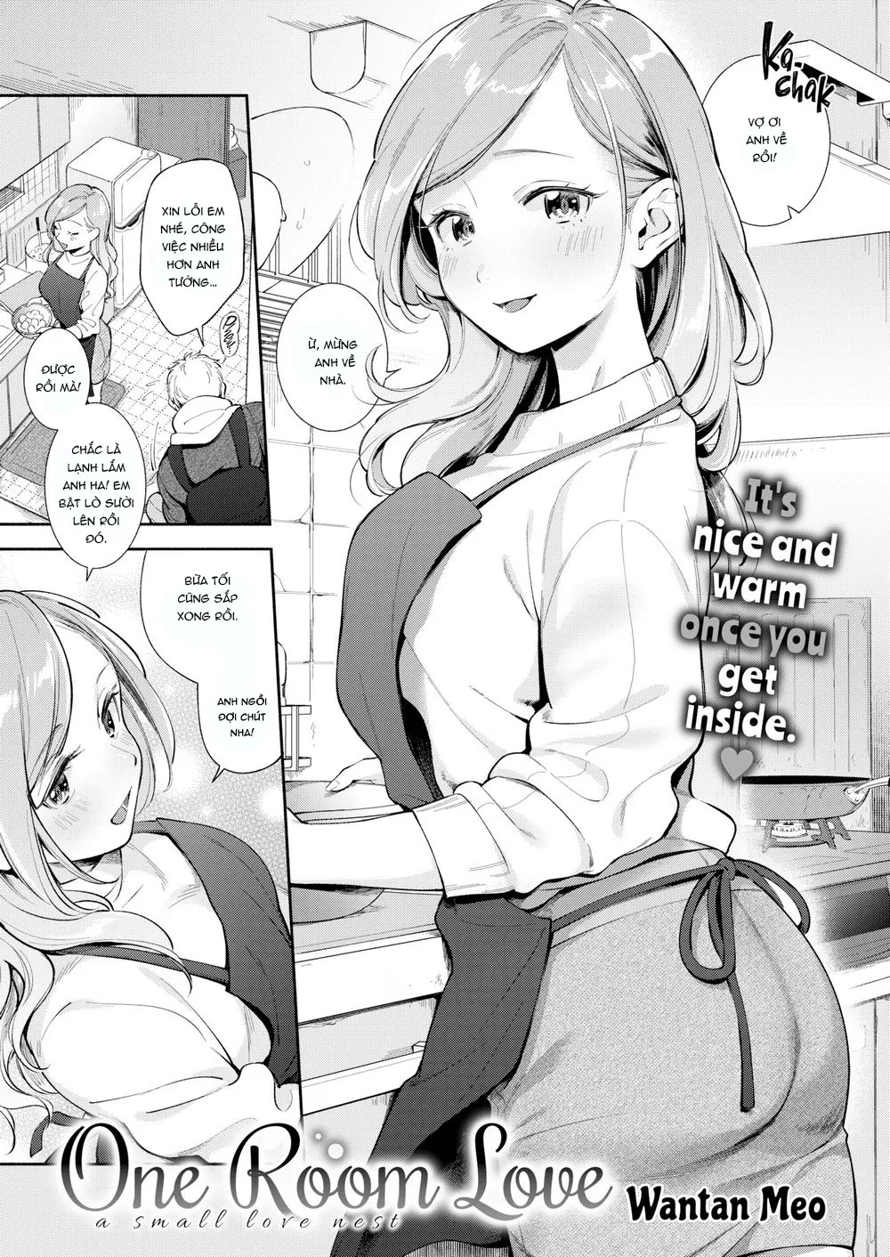 HentaiVN.net - Ảnh 3 - Tổ ấm nho nhỏ ❤ [One Room Love] - Chap 1