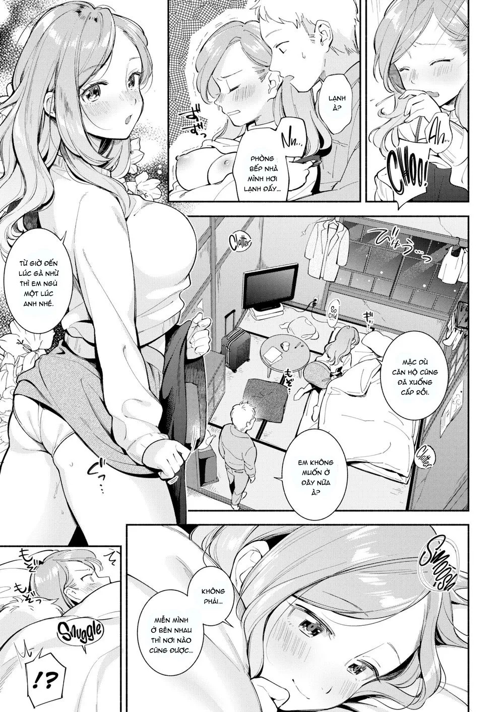 HentaiVN.net - Ảnh 7 - Tổ ấm nho nhỏ ❤ [One Room Love] - Chap 1