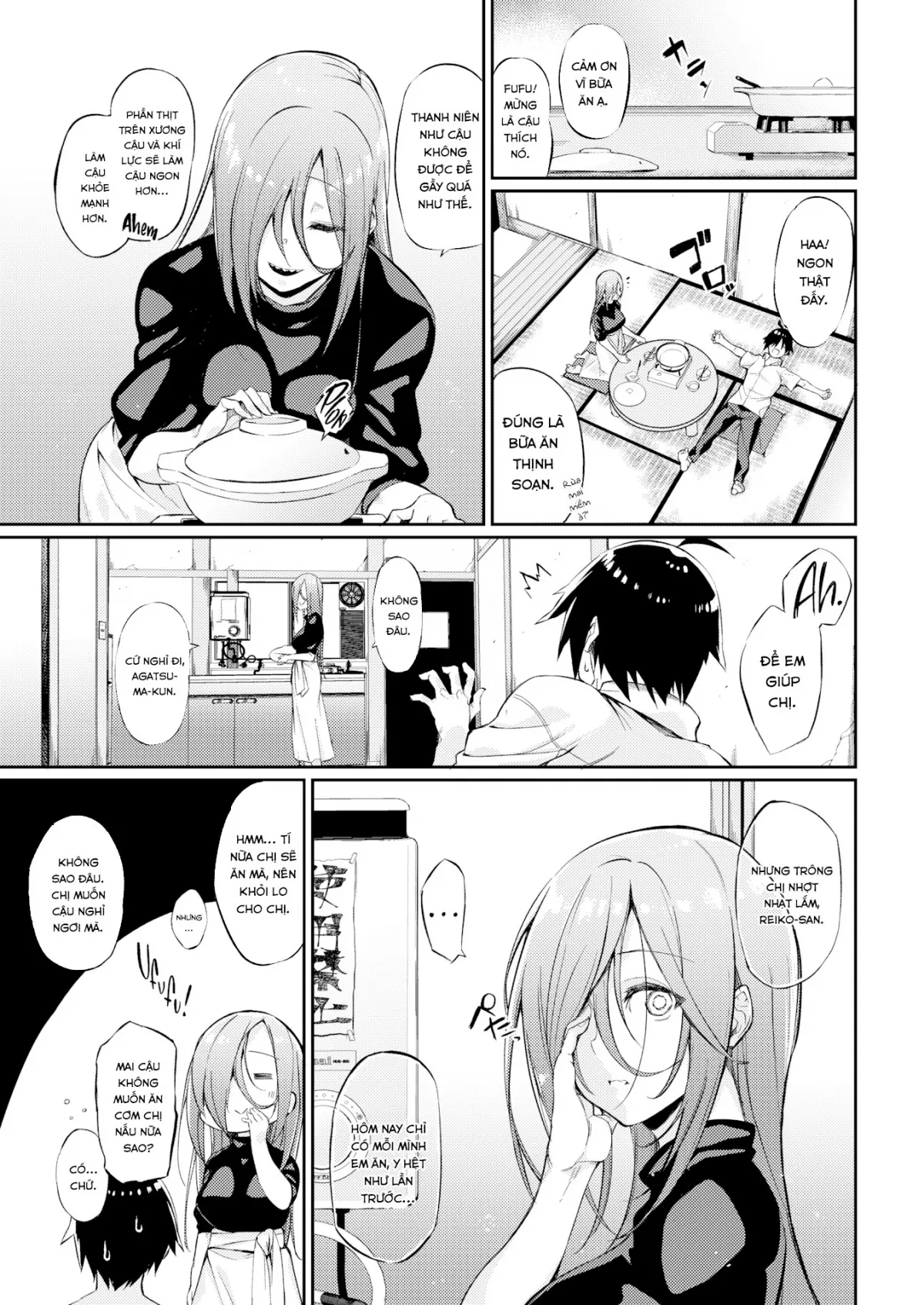 HentaiVN.net - Ảnh 5 - Reiko-san next door - Chap 1