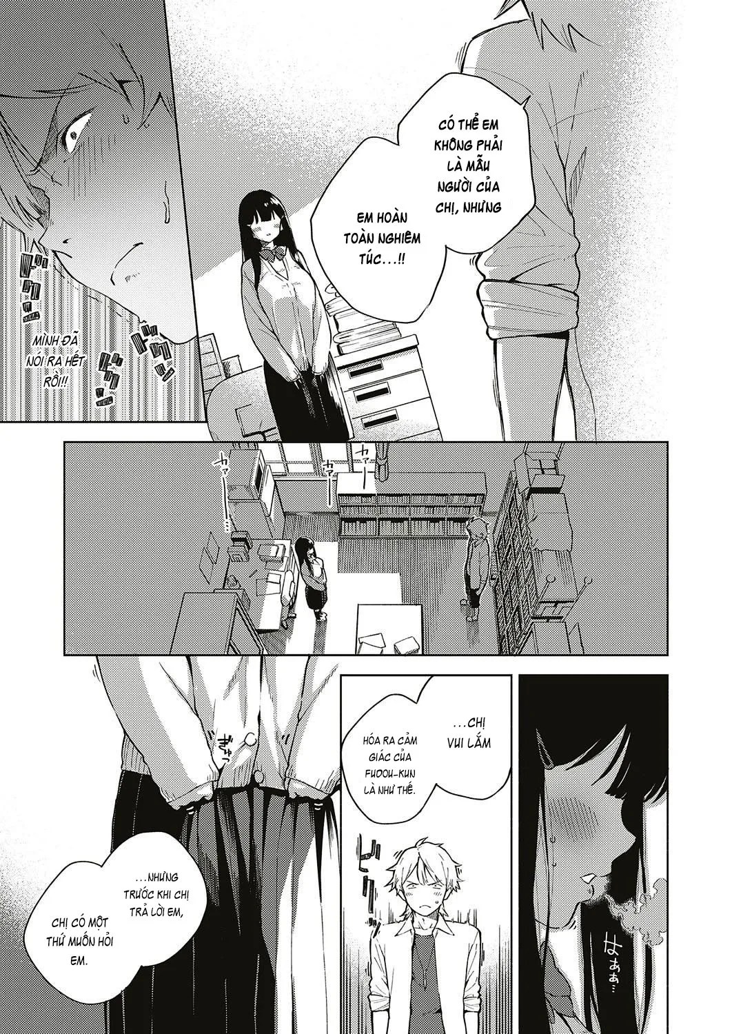 HentaiVN.net - Ảnh 10 - Toshoshitsu o Shimete kara [図書室を閉めてから] - Chap 1