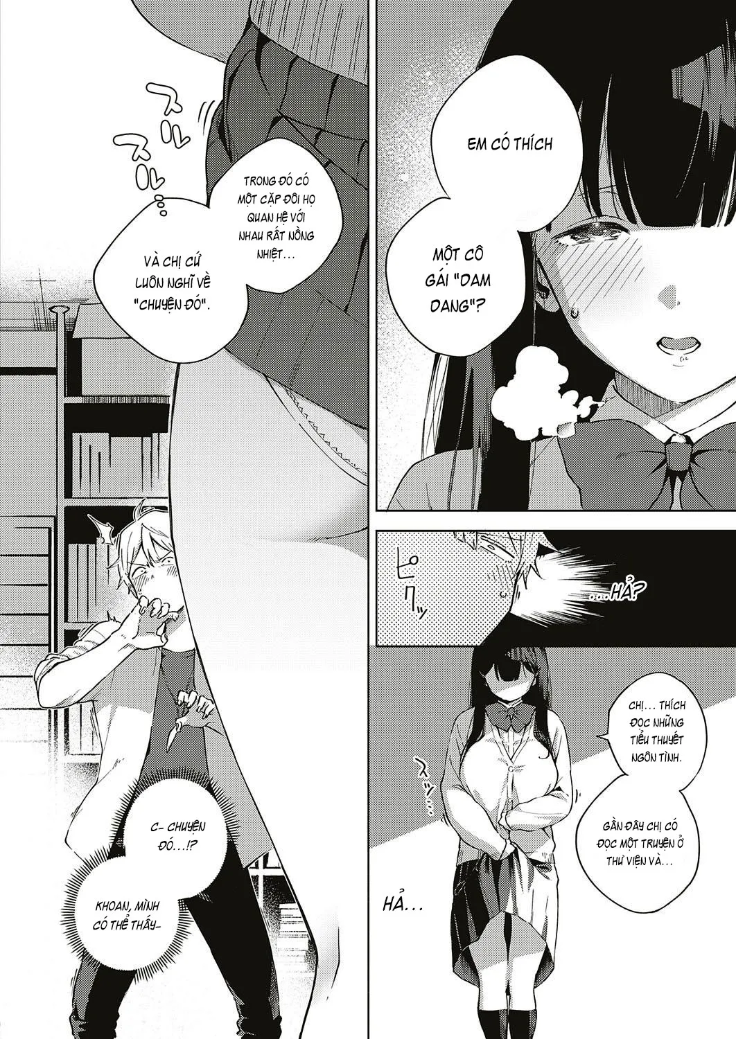 HentaiVN.net - Ảnh 11 - Toshoshitsu o Shimete kara [図書室を閉めてから] - Chap 1