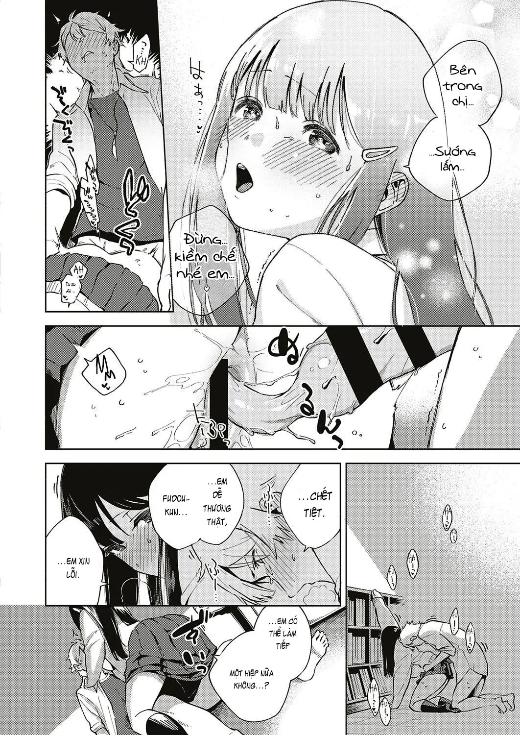 HentaiVN.net - Ảnh 21 - Toshoshitsu o Shimete kara [図書室を閉めてから] - Chap 1