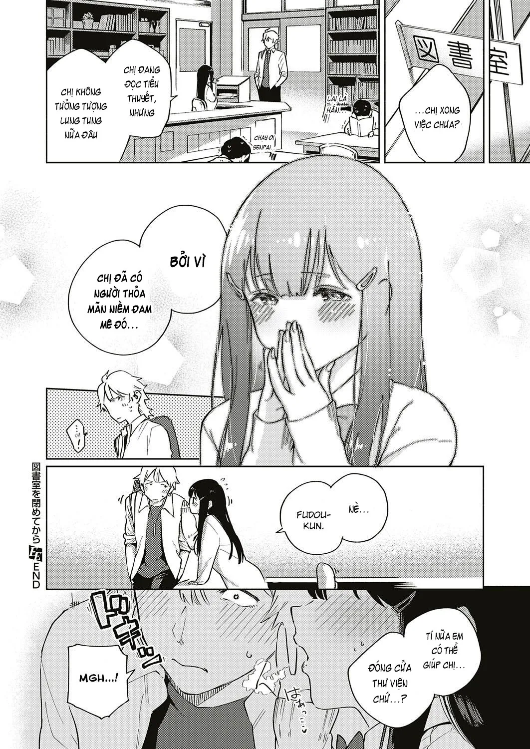 HentaiVN.net - Ảnh 33 - Toshoshitsu o Shimete kara [図書室を閉めてから] - Chap 1