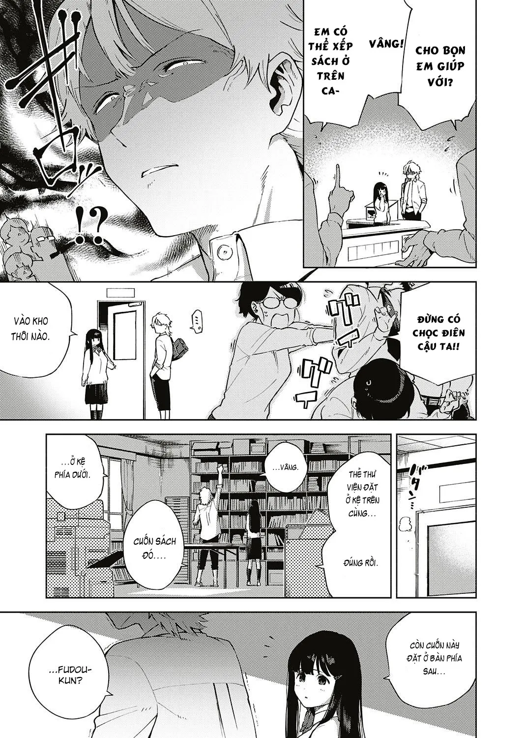 HentaiVN.net - Ảnh 4 - Toshoshitsu o Shimete kara [図書室を閉めてから] - Chap 1