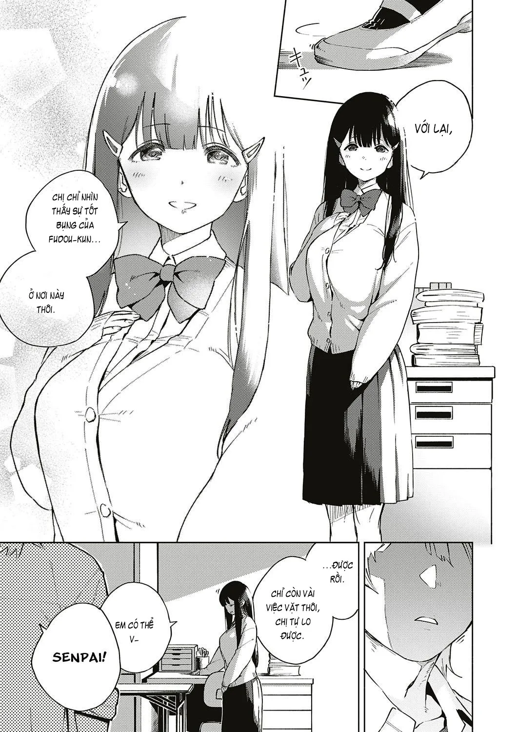 HentaiVN.net - Ảnh 8 - Toshoshitsu o Shimete kara [図書室を閉めてから] - Chap 1