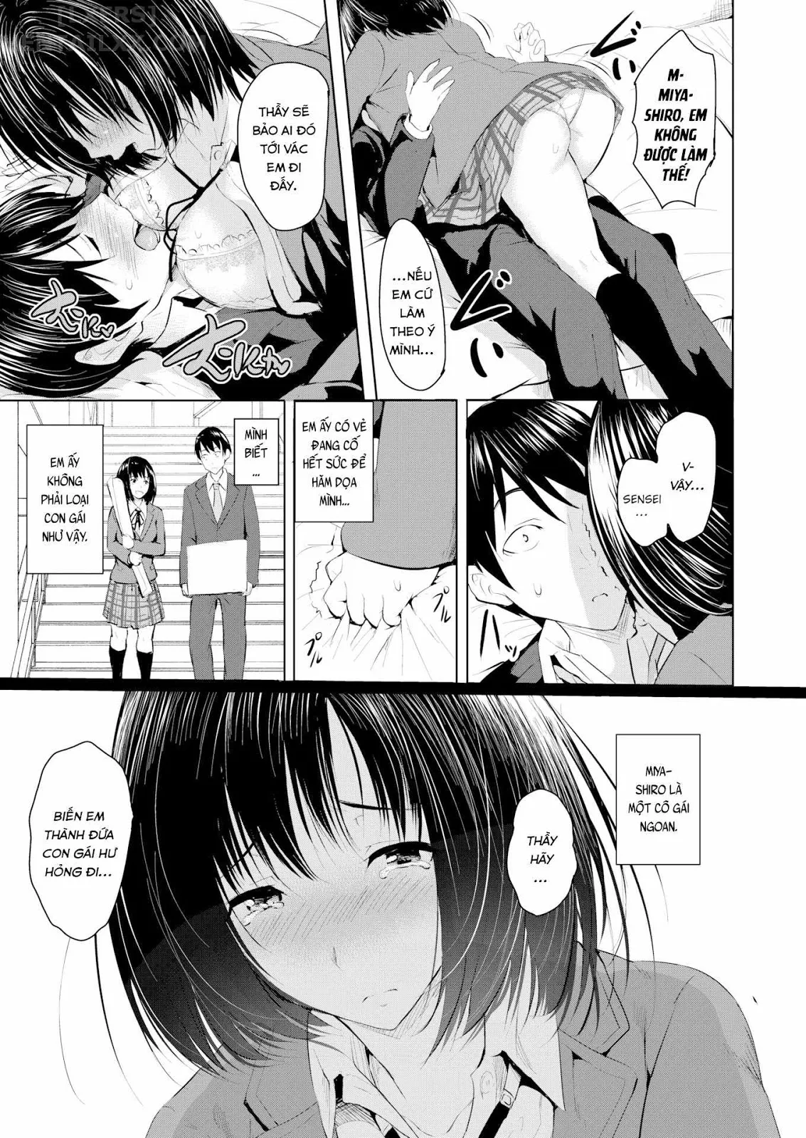 HentaiVN.net - Ảnh 8 - Diligent Girl - Chap 1