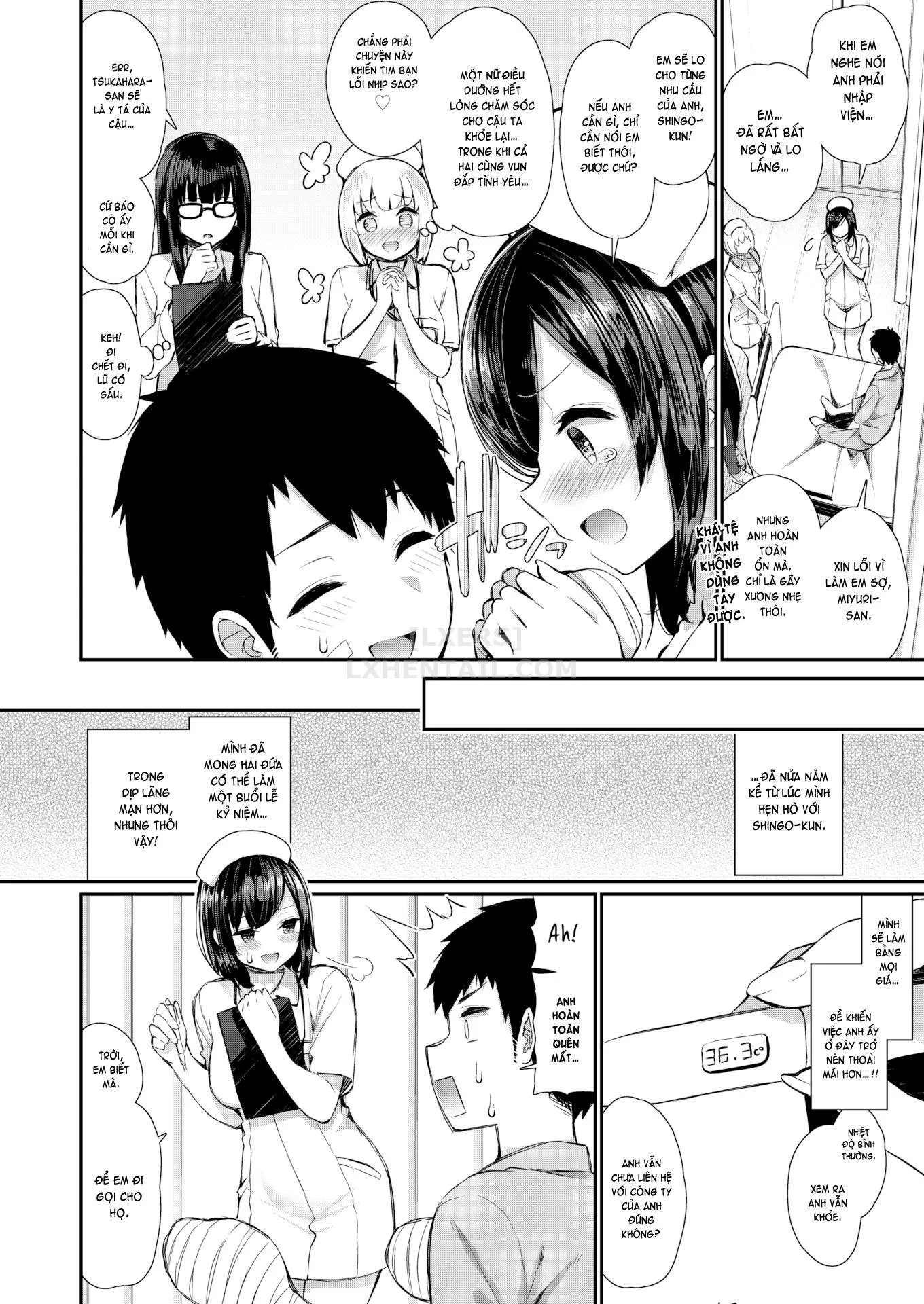 HentaiVN.net - Ảnh 3 - Nurse Girlfriend’s XXX Management [Comic X-Eros #80] - Chap 1