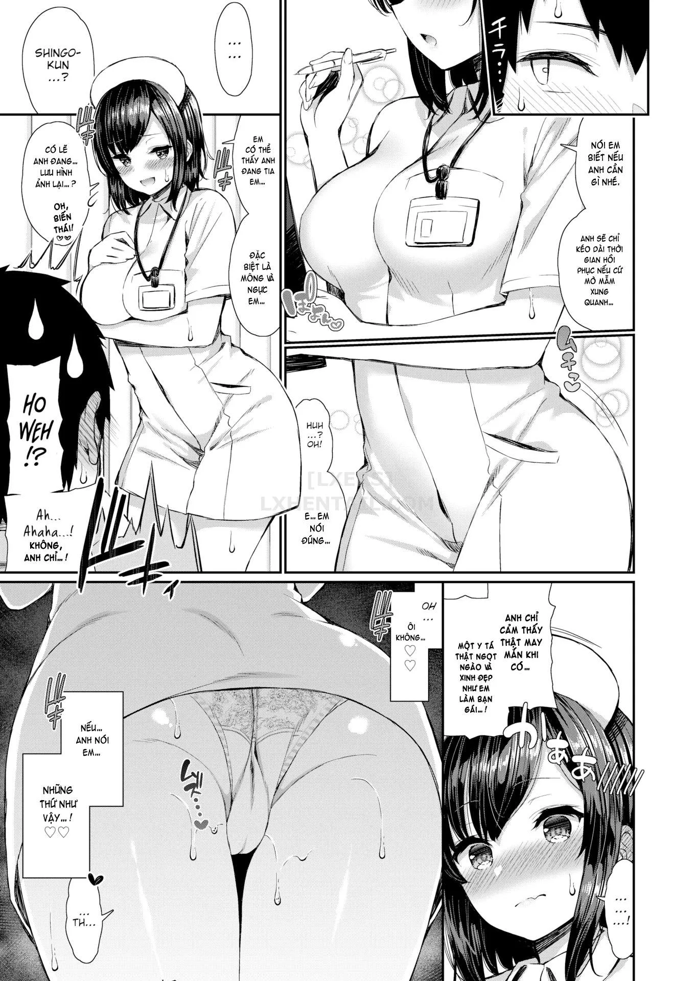 HentaiVN.net - Ảnh 4 - Nurse Girlfriend’s XXX Management [Comic X-Eros #80] - Chap 1