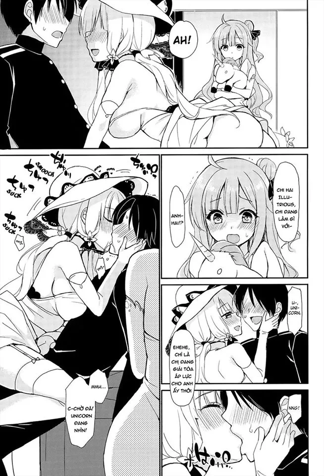 HentaiVN.net - Ảnh 16 - Junai Illustrious (Azur Lane) [純愛イラストリアス (アズールレーン)] - Chap 1