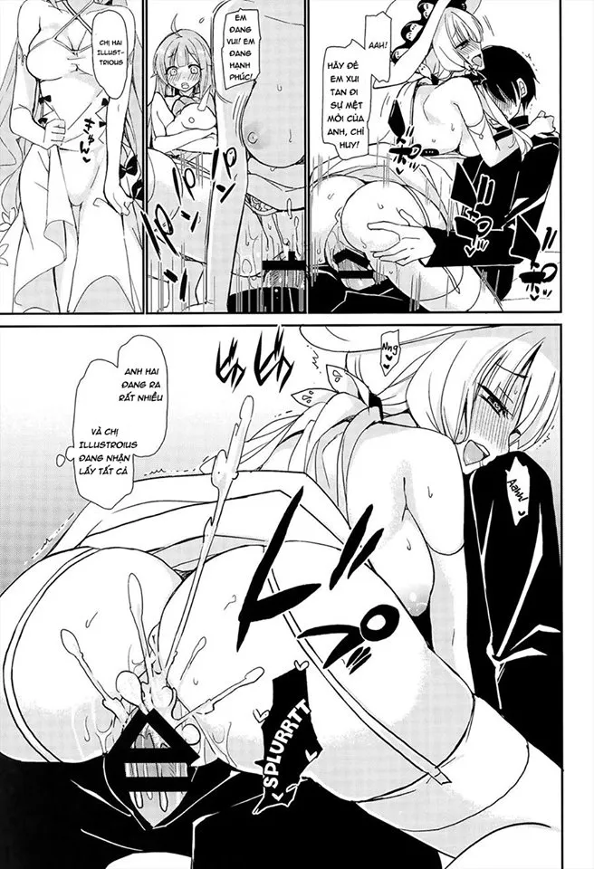 HentaiVN.net - Ảnh 18 - Junai Illustrious (Azur Lane) [純愛イラストリアス (アズールレーン)] - Chap 1