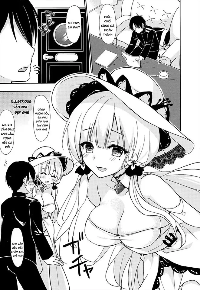 HentaiVN.net - Ảnh 3 - Junai Illustrious (Azur Lane) [純愛イラストリアス (アズールレーン)] - Chap 1
