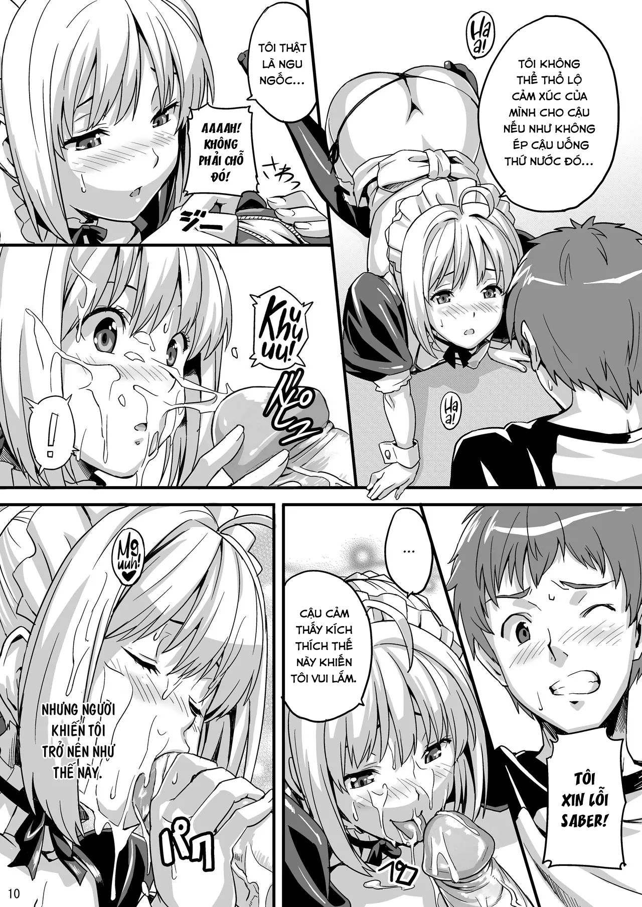 HentaiVN.net - Ảnh 10 - Outama King of Soul (Fate/stay night) [王タマ King Of Soul] - Chap 1