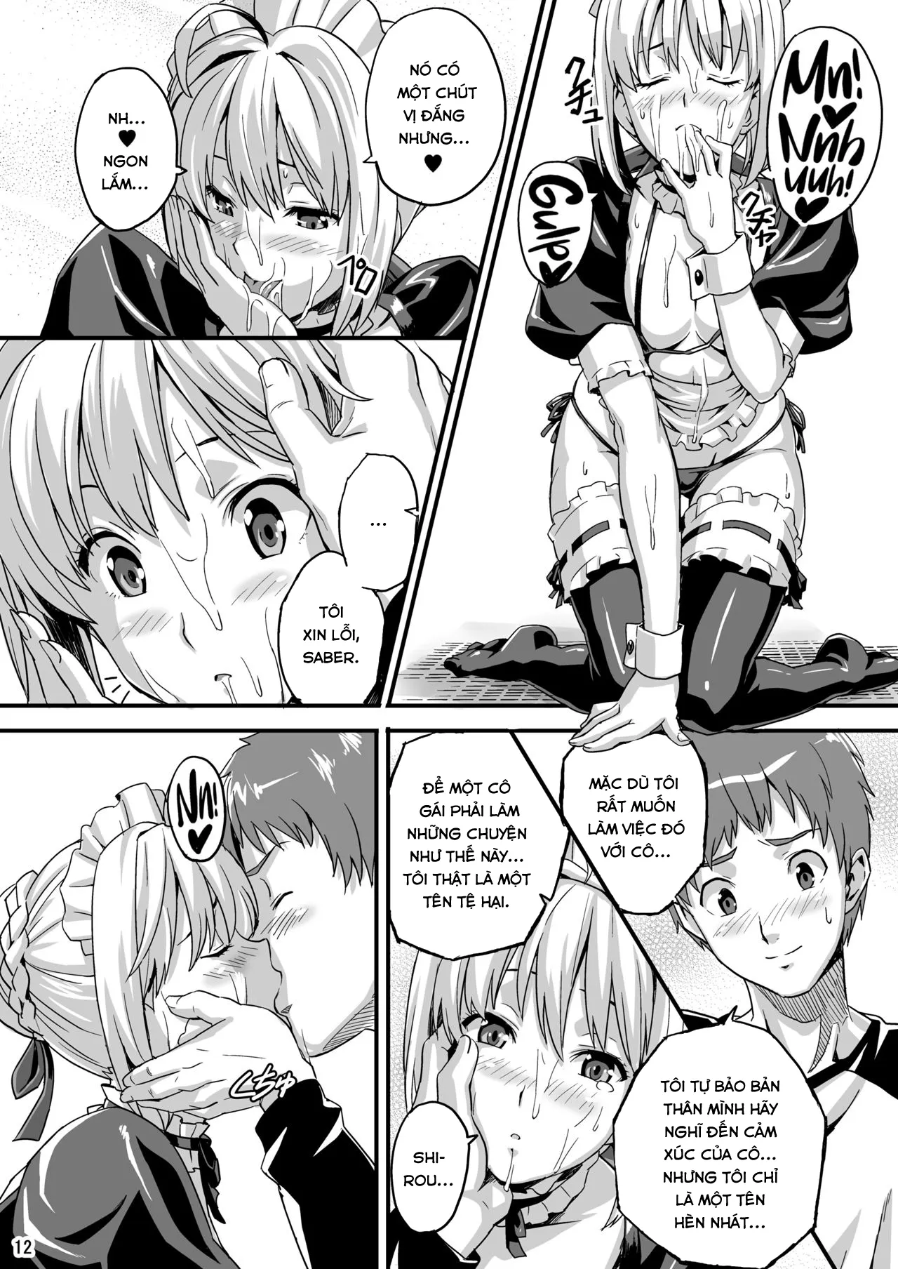HentaiVN.net - Ảnh 12 - Outama King of Soul (Fate/stay night) [王タマ King Of Soul] - Chap 1