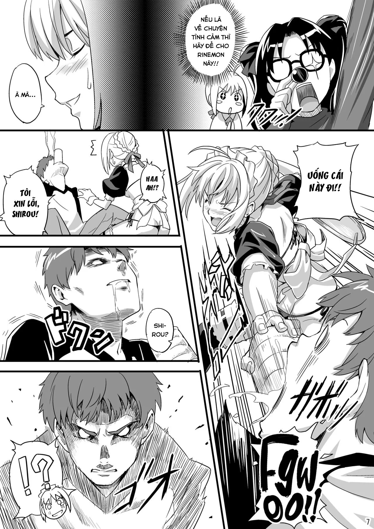 HentaiVN.net - Ảnh 7 - Outama King of Soul (Fate/stay night) [王タマ King Of Soul] - Chap 1