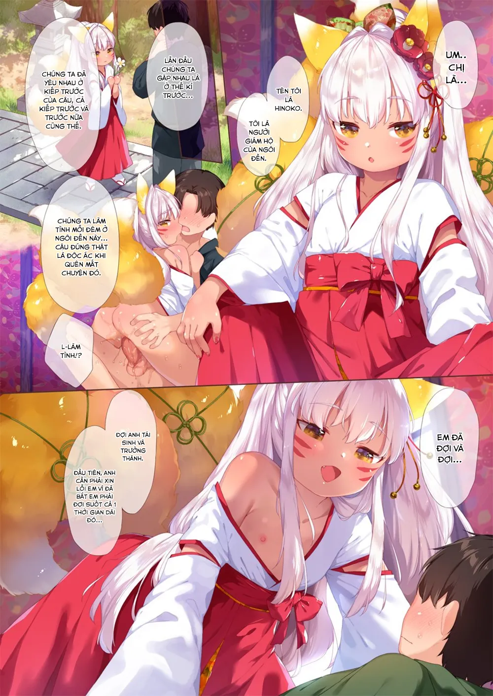 HentaiVN.net - Ảnh 4 - Nữ thần! Người đã đợi tôi từ muôn vàn kiếp trước. [She Who Waits For a Previous Existence] - Chap 1