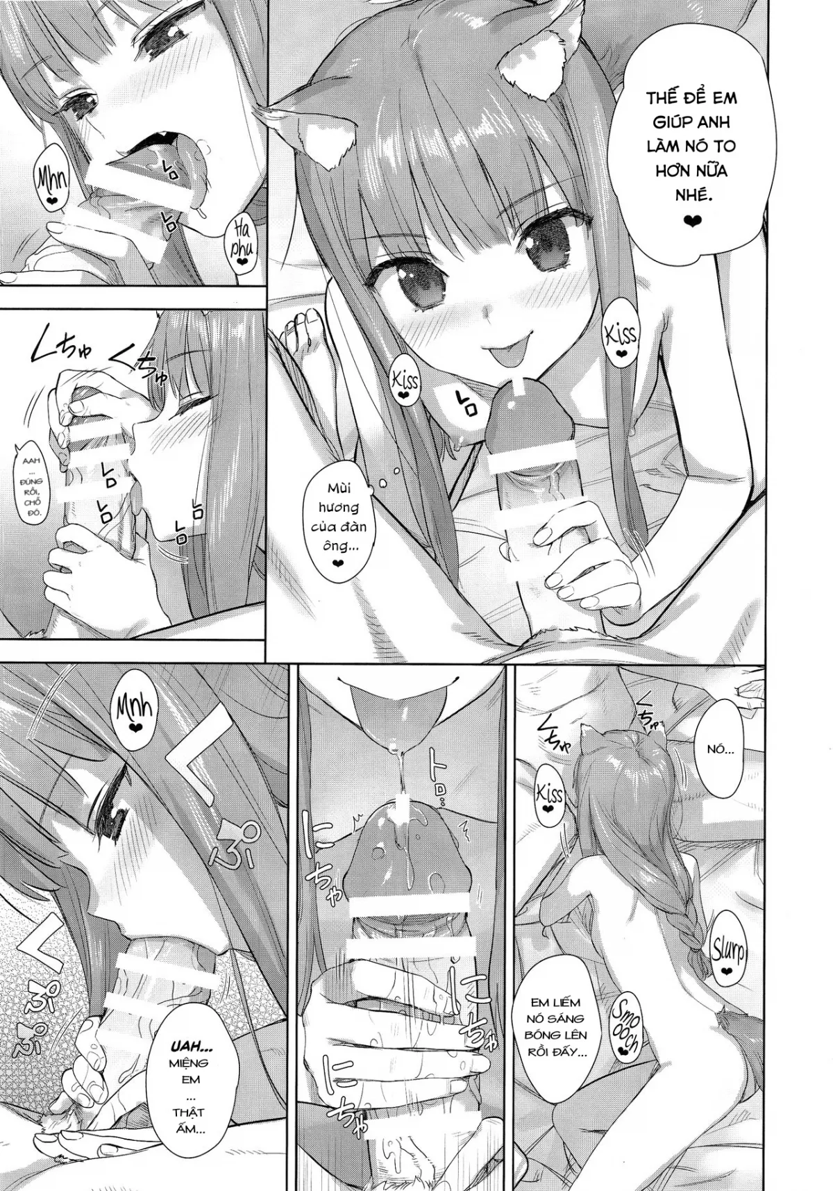 HentaiVN.net - Ảnh 11 - Kết Hôn Với Em Sói Xong Làm Gì [Wacchi to Shippori Kezukuroi Bon; Affectionate Grooming With Me; わっちとしっぽり毛づくろい本] - Chap 1