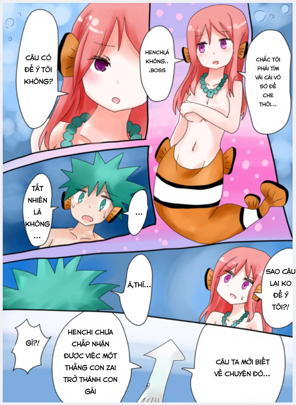HentaiVN.net - Ảnh 17 - Clownfish Tales [Kakurekumanomi Monogatari] - Chap 1