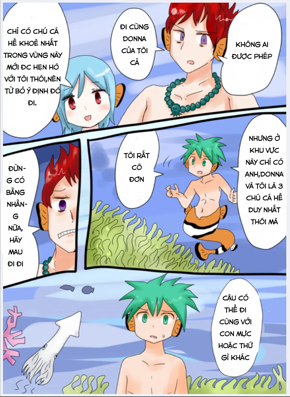 HentaiVN.net - Ảnh 3 - Clownfish Tales [Kakurekumanomi Monogatari] - Chap 1