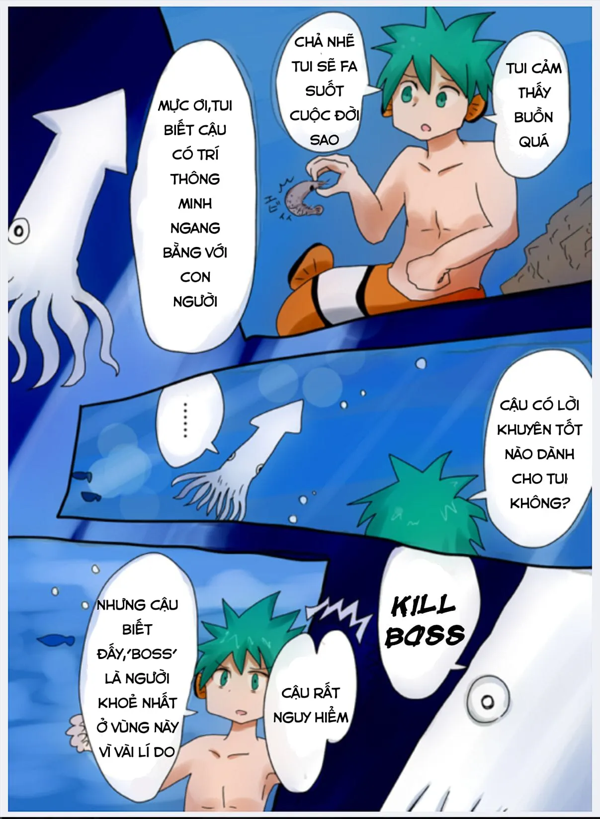 HentaiVN.net - Ảnh 4 - Clownfish Tales [Kakurekumanomi Monogatari] - Chap 1