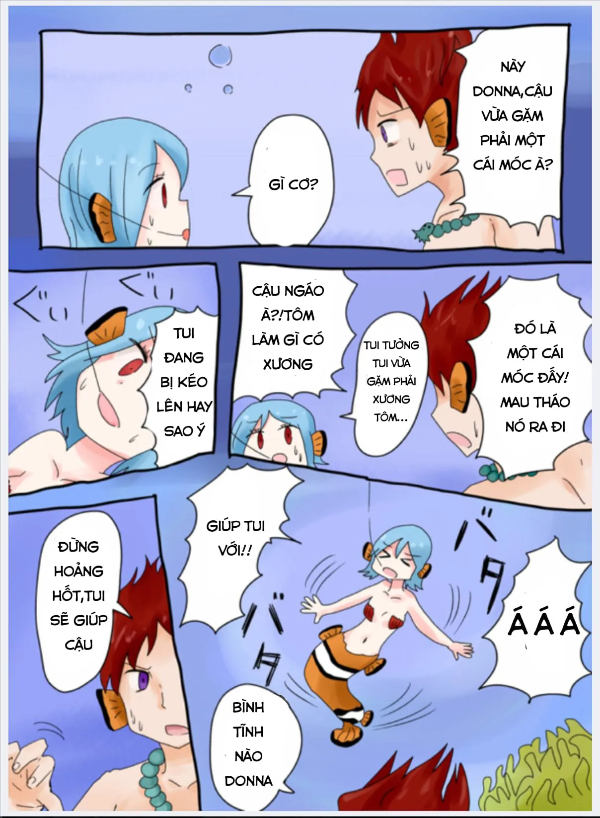 HentaiVN.net - Ảnh 7 - Clownfish Tales [Kakurekumanomi Monogatari] - Chap 1