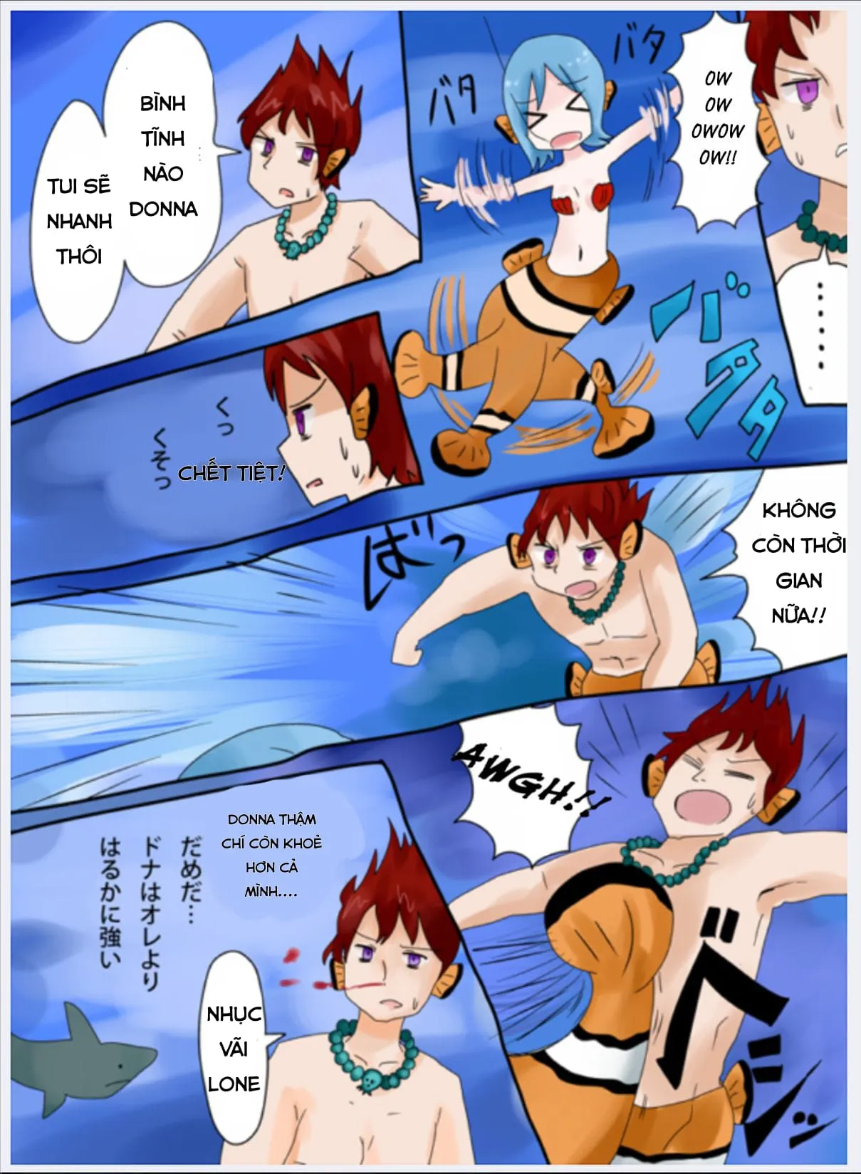 HentaiVN.net - Ảnh 8 - Clownfish Tales [Kakurekumanomi Monogatari] - Chap 1