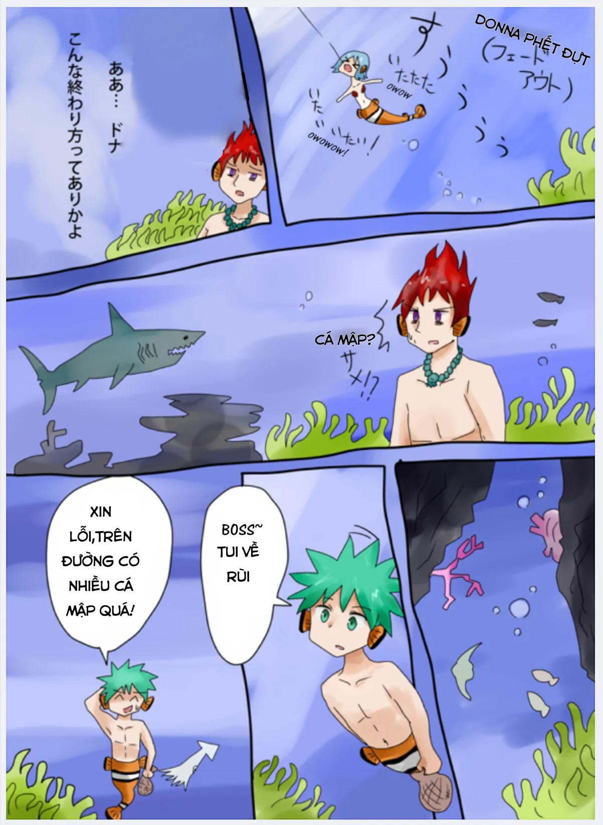 HentaiVN.net - Ảnh 9 - Clownfish Tales [Kakurekumanomi Monogatari] - Chap 1