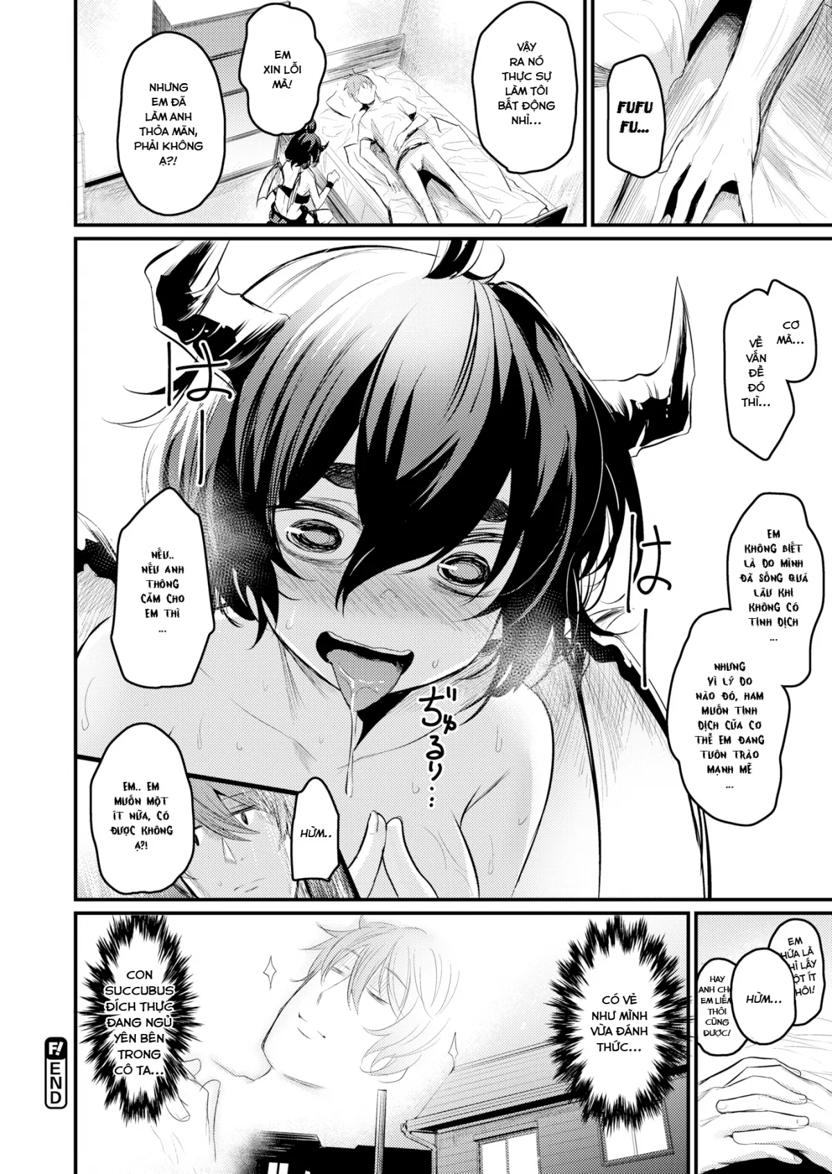 HentaiVN.net - Ảnh 19 - Bé Succubus vô vọng [This Succubus Can’t Suck] - Chap 1