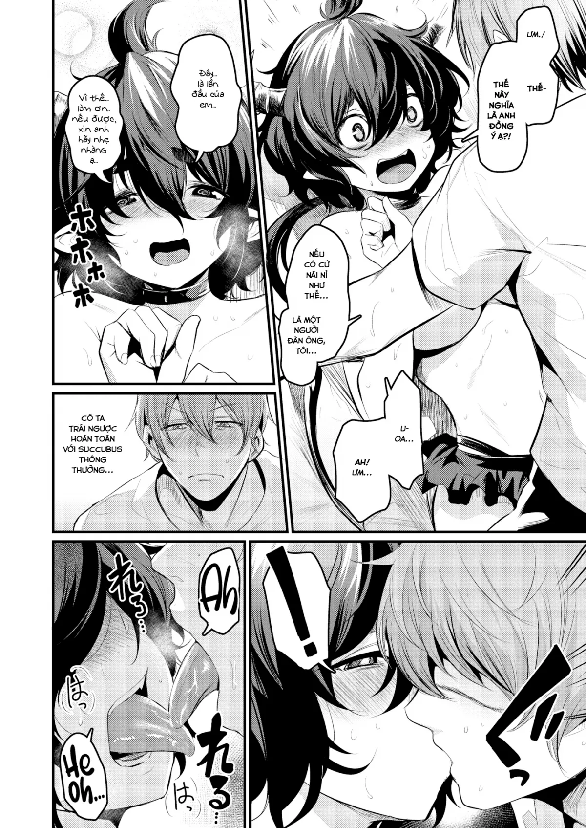 HentaiVN.net - Ảnh 7 - Bé Succubus vô vọng [This Succubus Can’t Suck] - Chap 1