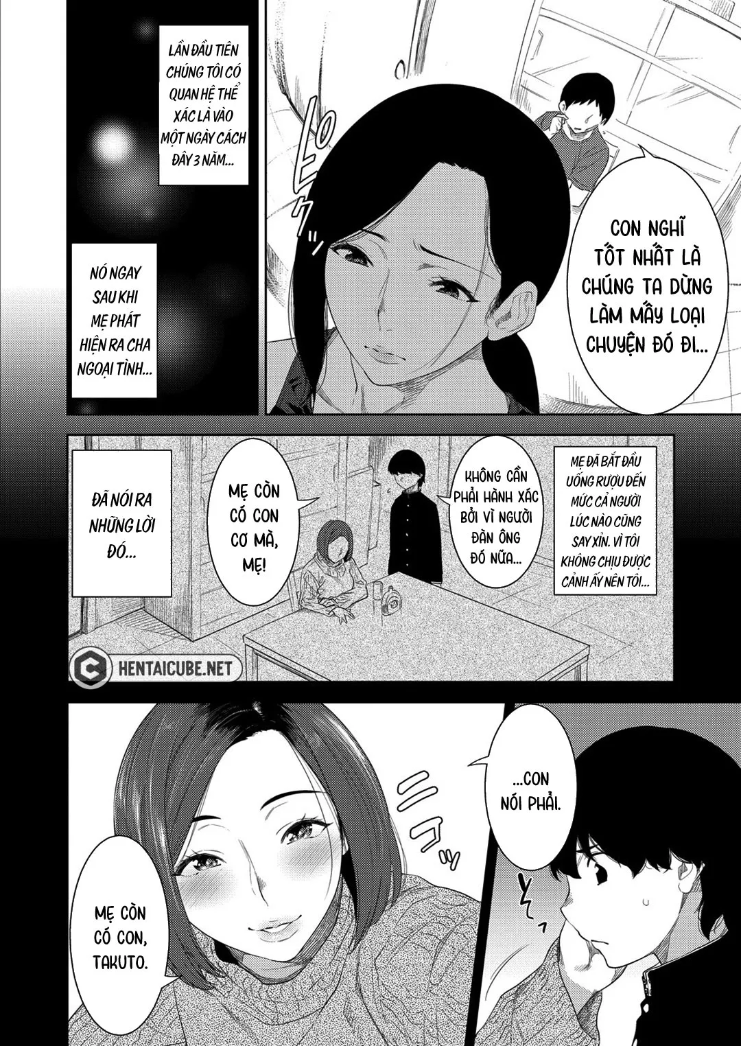 HentaiVN.net - Ảnh 10 - Sự chín muồi của mẹ [Mother's Ripeness; Haha no Umare] - Chap 1