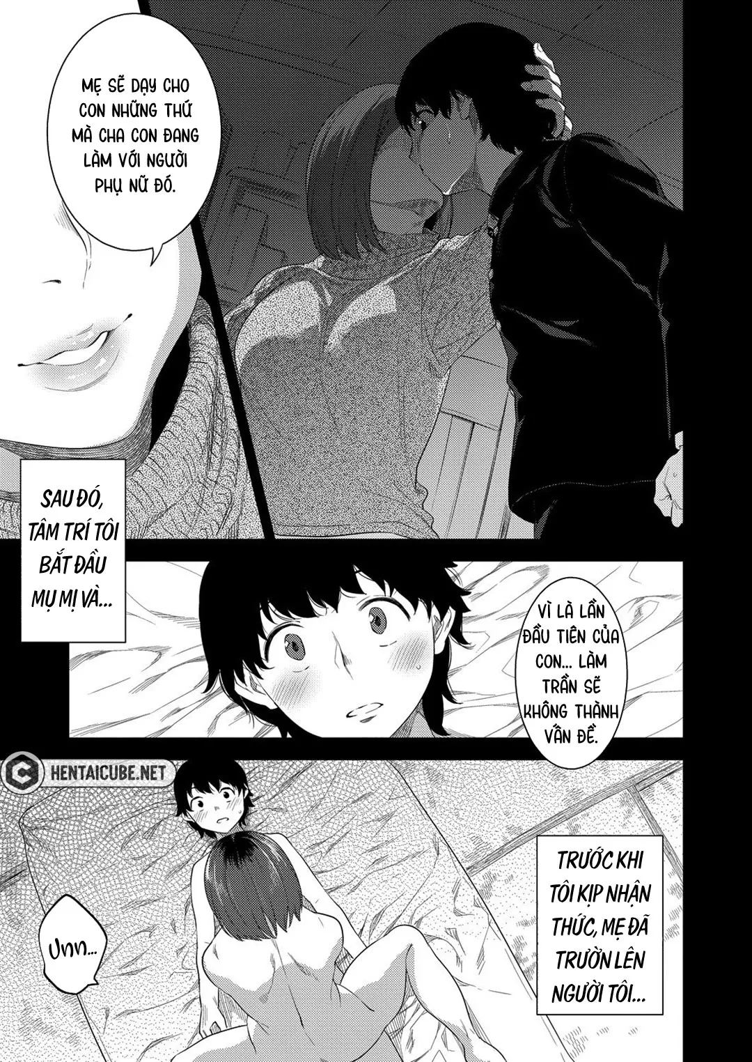 HentaiVN.net - Ảnh 11 - Sự chín muồi của mẹ [Mother's Ripeness; Haha no Umare] - Chap 1