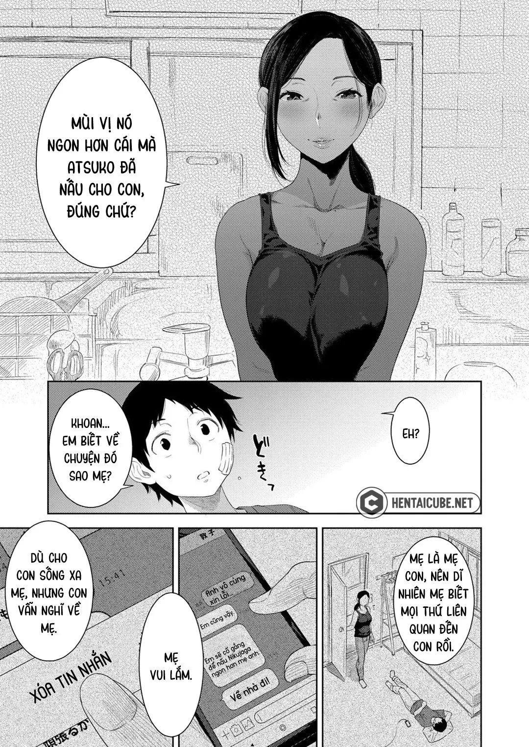 HentaiVN.net - Ảnh 17 - Sự chín muồi của mẹ [Mother's Ripeness; Haha no Umare] - Chap 1