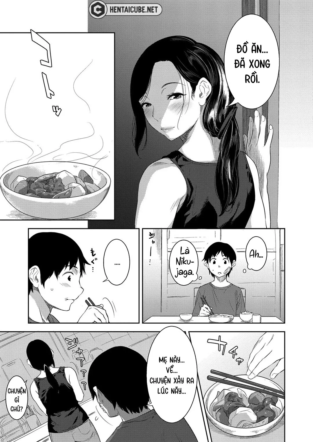 HentaiVN.net - Ảnh 9 - Sự chín muồi của mẹ [Mother's Ripeness; Haha no Umare] - Chap 1