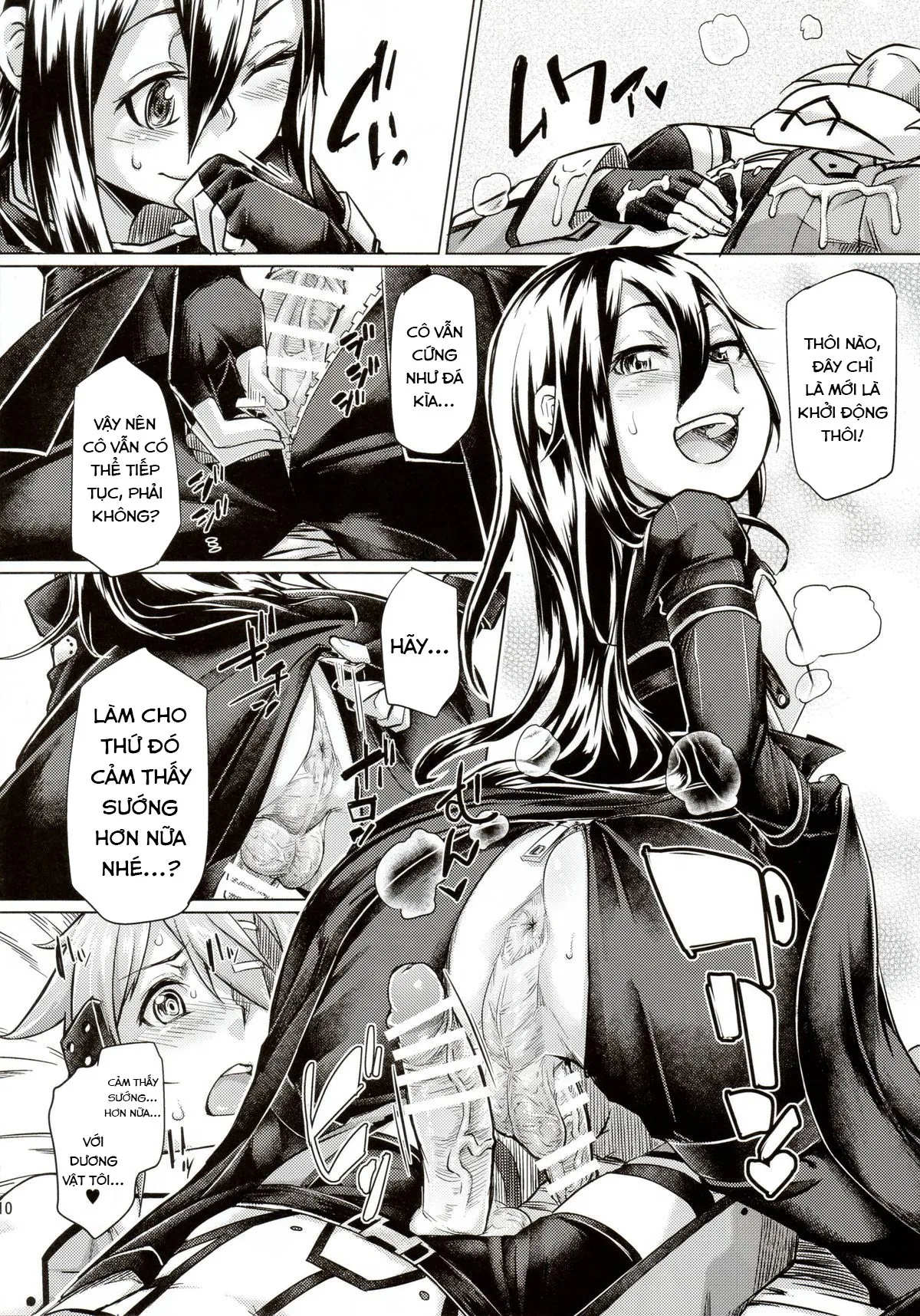 HentaiVN.net - Ảnh 10 - Sogekishu ni Osiri Ijirareru Hon (Sword Art Online) [狙撃手にお尻弄られる本 (ソード・アート・オンライン)] - Chap 1