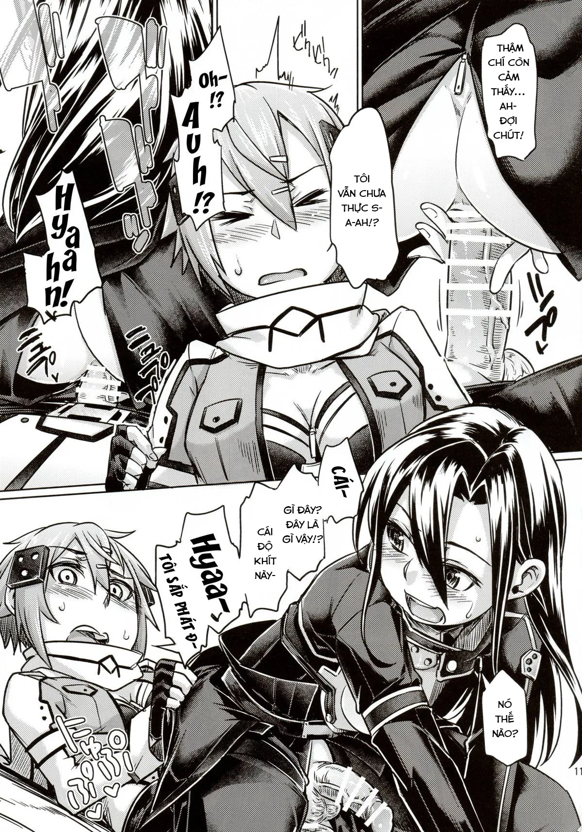 HentaiVN.net - Ảnh 11 - Sogekishu ni Osiri Ijirareru Hon (Sword Art Online) [狙撃手にお尻弄られる本 (ソード・アート・オンライン)] - Chap 1