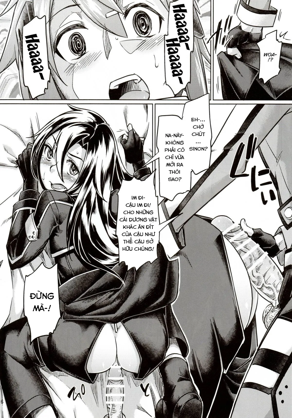 HentaiVN.net - Ảnh 16 - Sogekishu ni Osiri Ijirareru Hon (Sword Art Online) [狙撃手にお尻弄られる本 (ソード・アート・オンライン)] - Chap 1