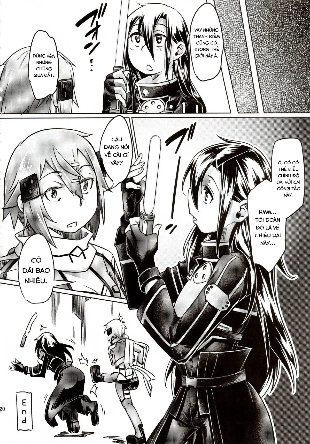 HentaiVN.net - Ảnh 20 - Sogekishu ni Osiri Ijirareru Hon (Sword Art Online) [狙撃手にお尻弄られる本 (ソード・アート・オンライン)] - Chap 1