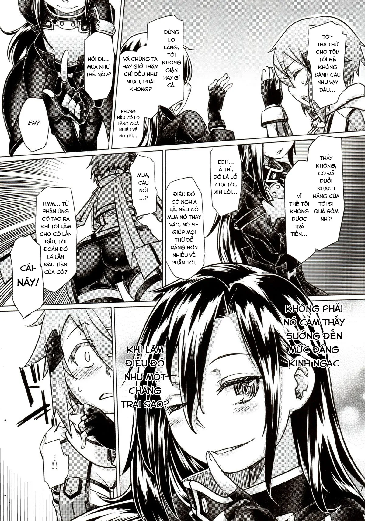 HentaiVN.net - Ảnh 7 - Sogekishu ni Osiri Ijirareru Hon (Sword Art Online) [狙撃手にお尻弄られる本 (ソード・アート・オンライン)] - Chap 1