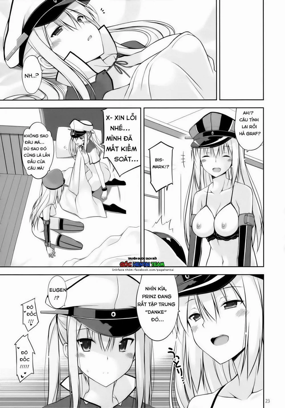 HentaiVN.net - Ảnh 21 - DANKE+SCHON (Kantai Collection) - Chap 1