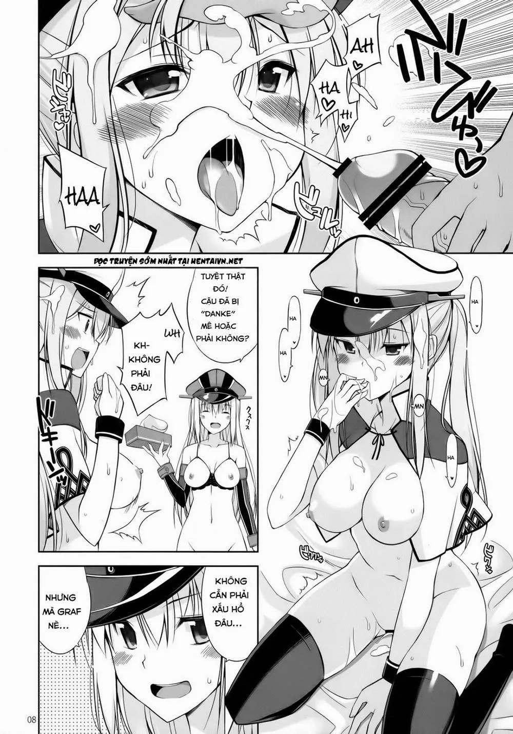 HentaiVN.net - Ảnh 7 - DANKE+SCHON (Kantai Collection) - Chap 1