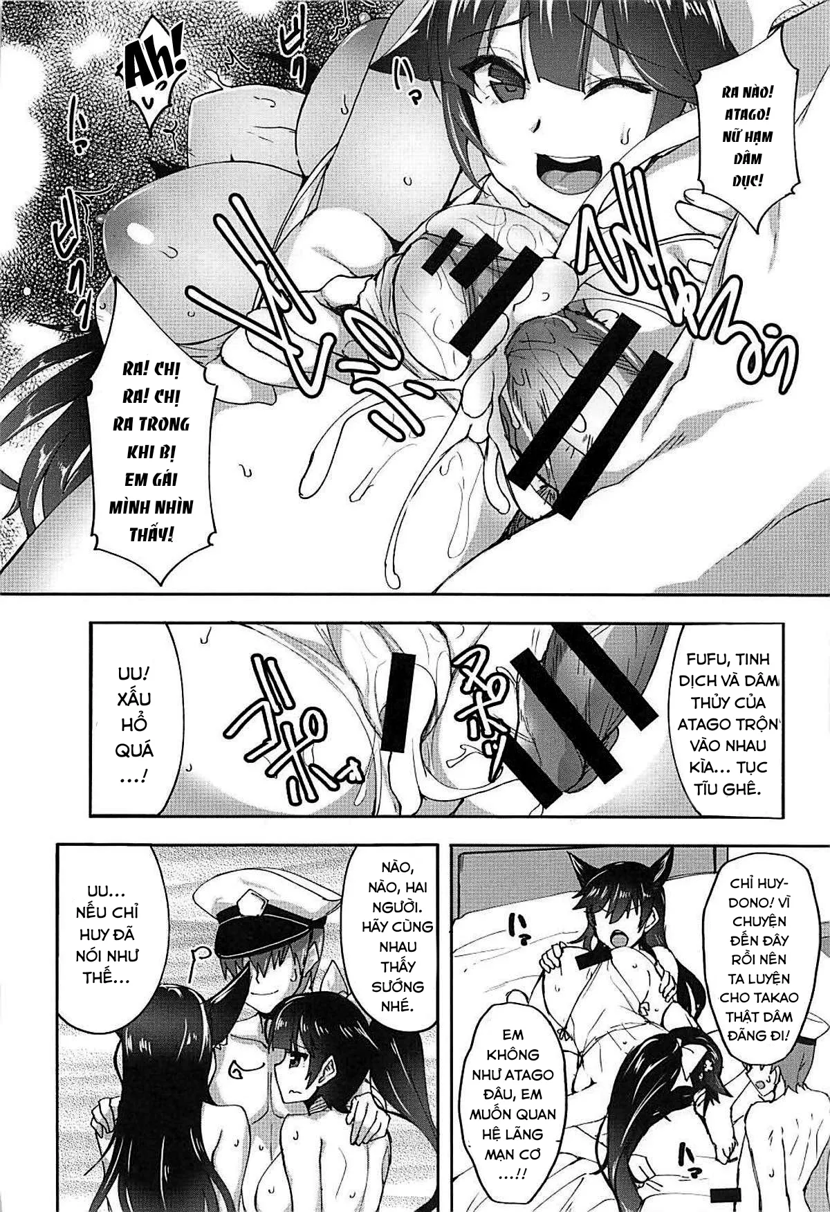 HentaiVN.net - Ảnh 20 - Atago to Takao no Icha Love Yasen Seikatsu Alternative [Atago And Takao's Lewd Nighttime Warfare] - Chap 1