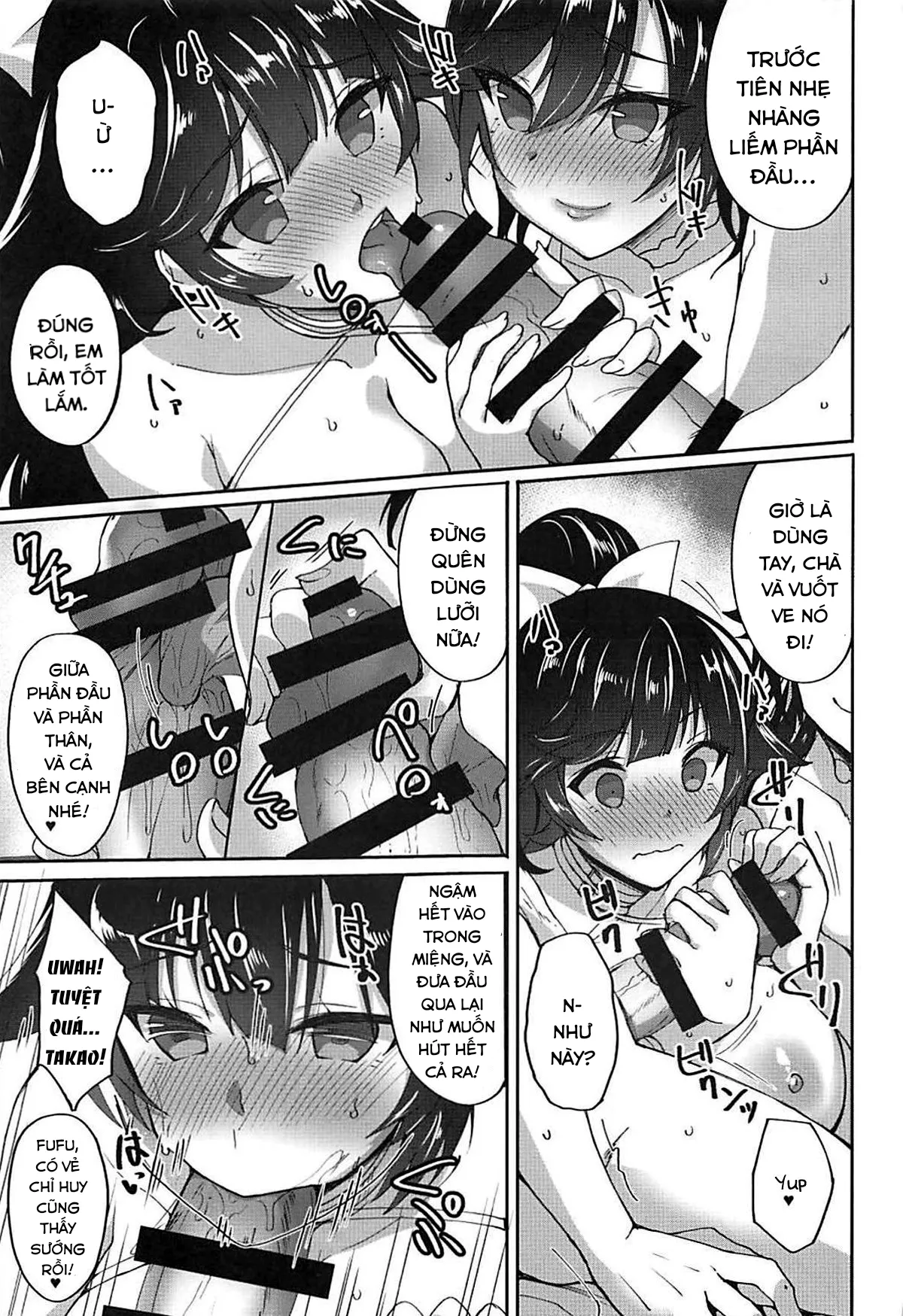 HentaiVN.net - Ảnh 5 - Atago to Takao no Icha Love Yasen Seikatsu Alternative [Atago And Takao's Lewd Nighttime Warfare] - Chap 1