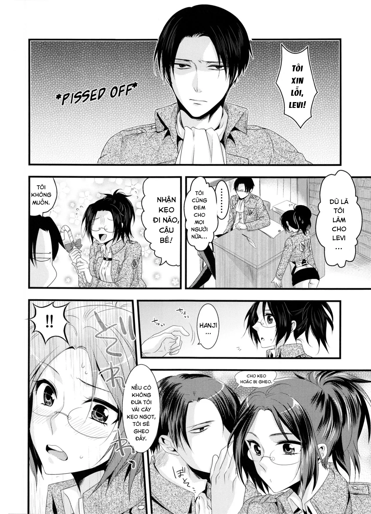 HentaiVN.net - Ảnh 8 - Candy Holic(Attack on Titan) - Chap 1