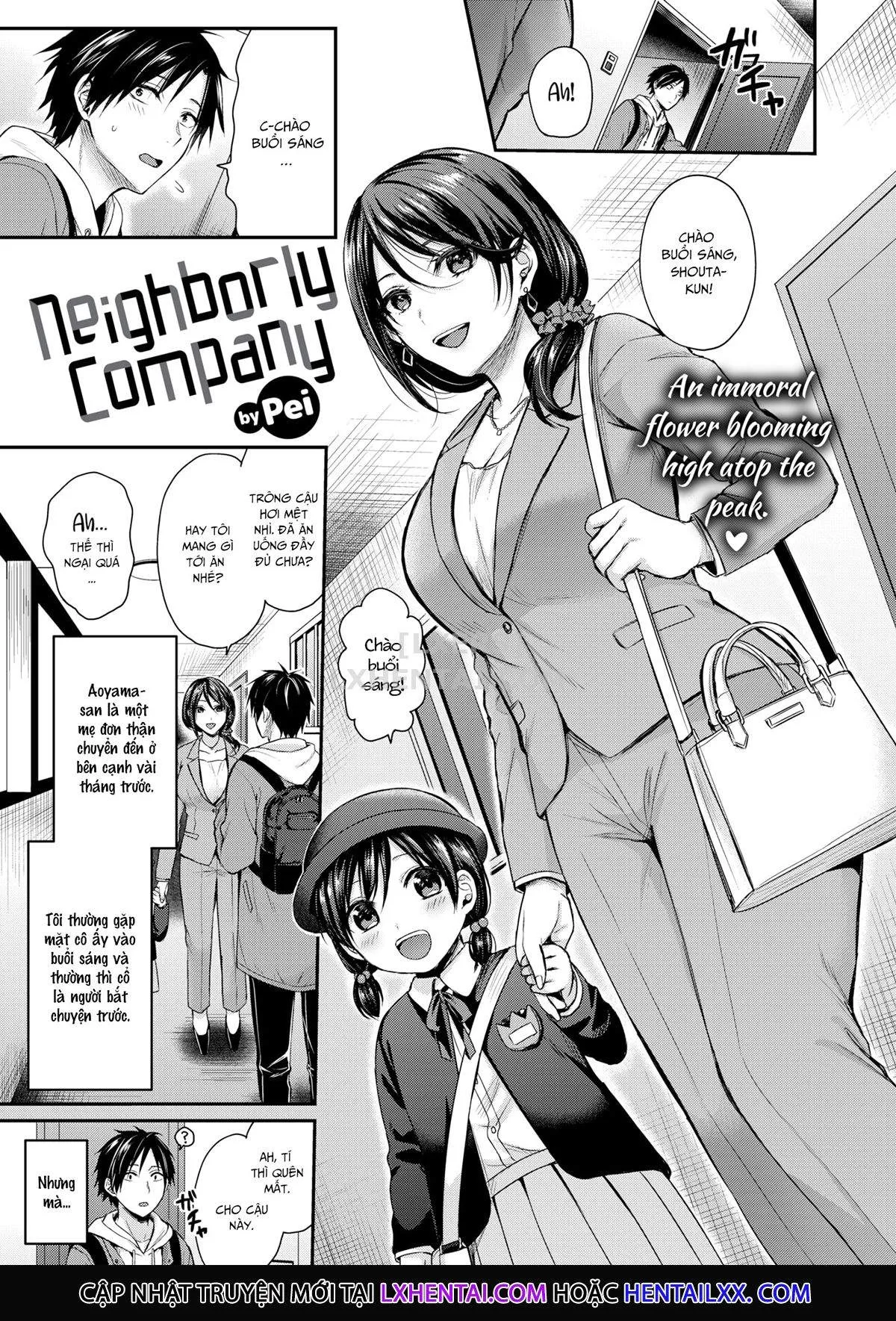 HentaiVN.net - Ảnh 3 - Neighborly Company [Comic Kairakuten BEAST 2021-01] - Chap 1