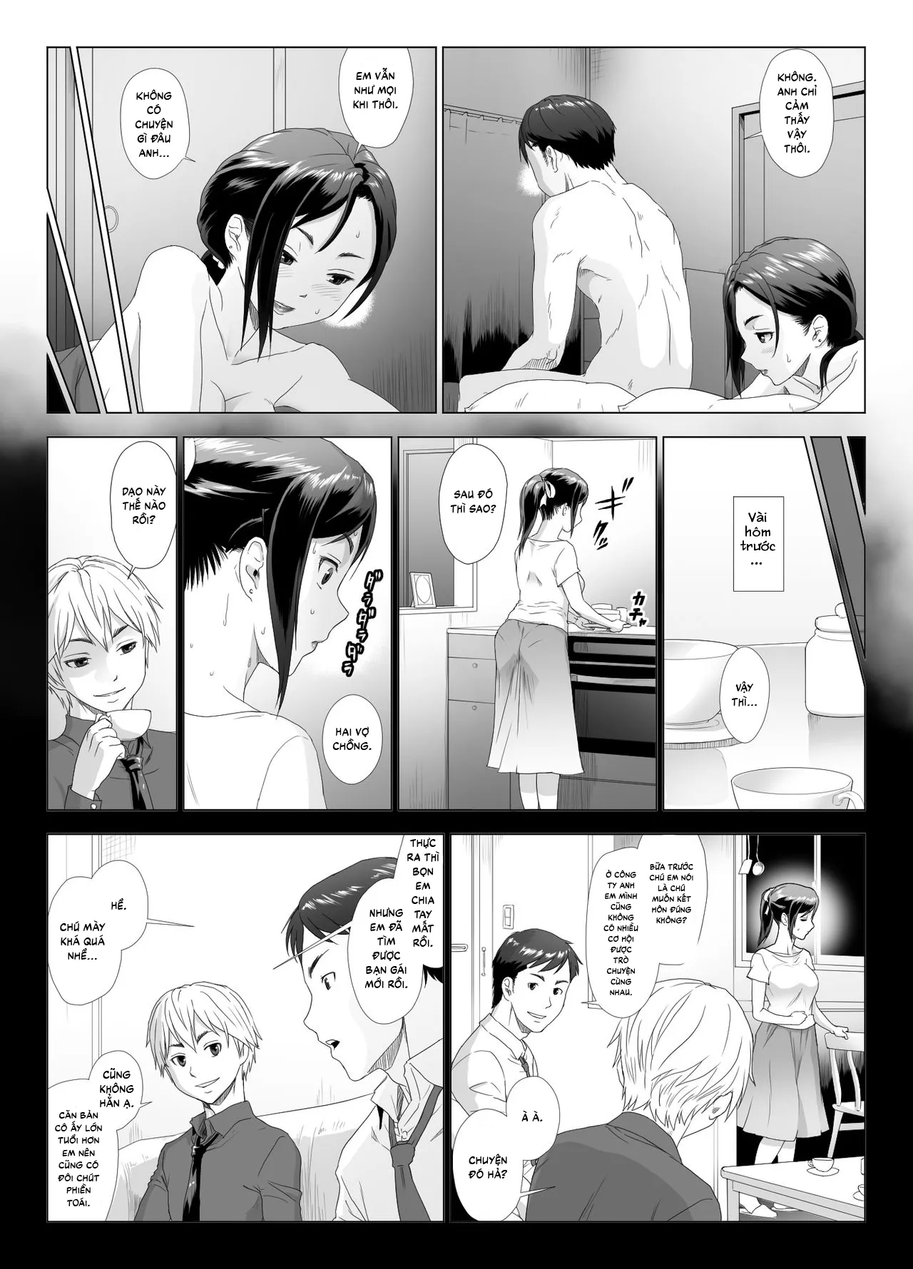 HentaiVN.net - Ảnh 6 - Taninbou ni Aegu Tsuma 2 [他人棒に喘ぐ妻2] - Chap 1