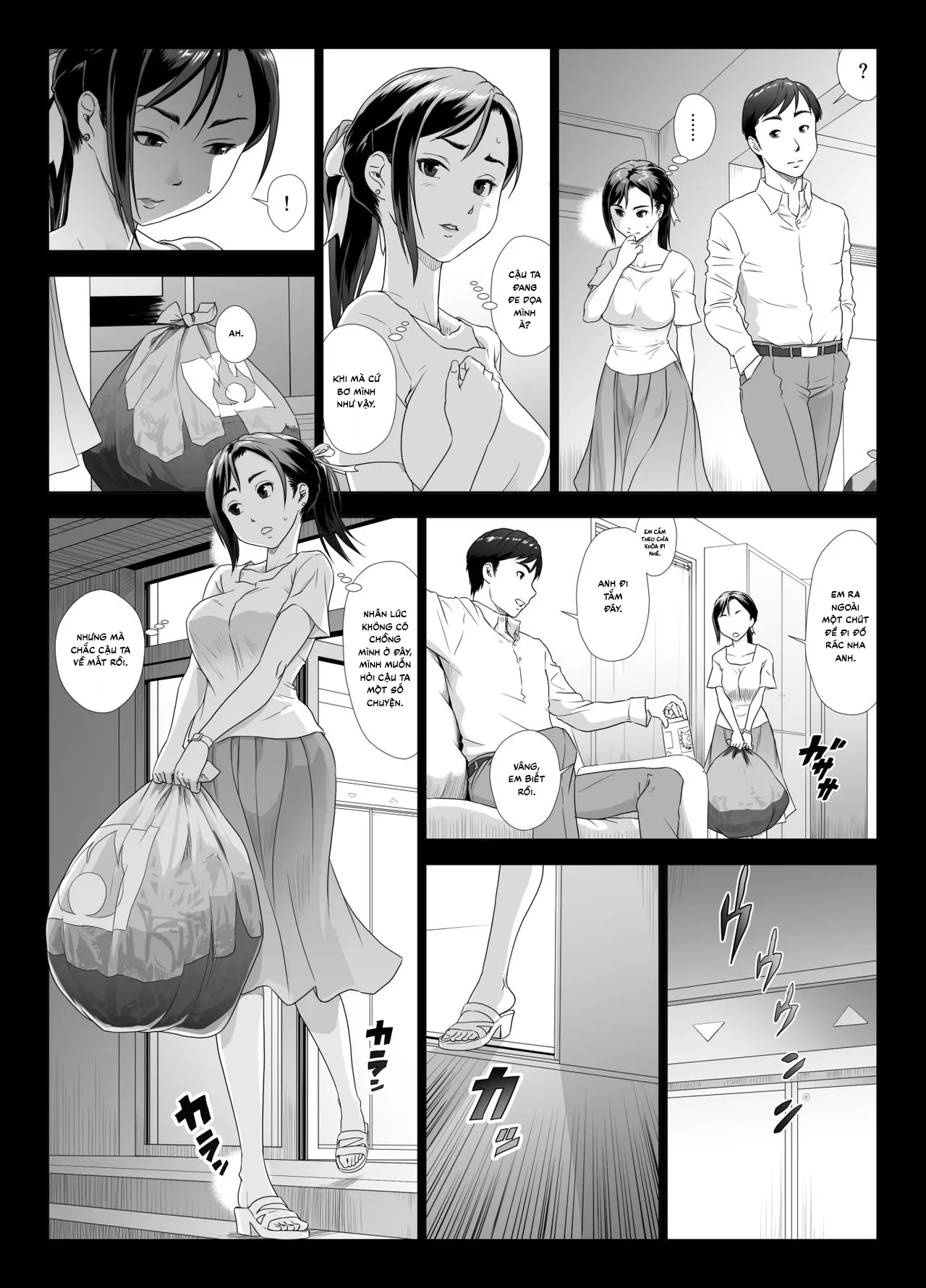 HentaiVN.net - Ảnh 8 - Taninbou ni Aegu Tsuma 2 [他人棒に喘ぐ妻2] - Chap 1