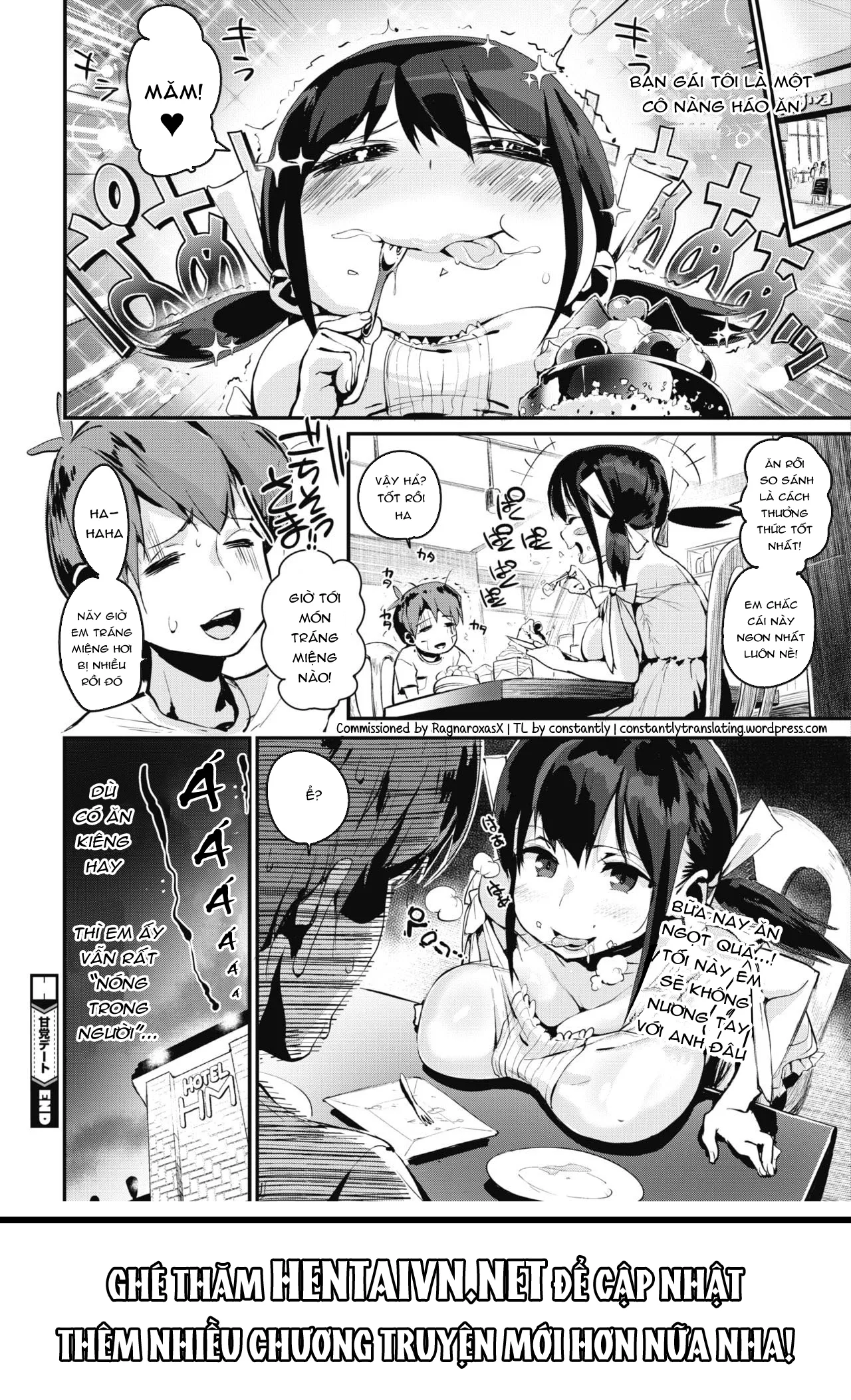 HentaiVN.net - Ảnh 20 - Amatou Date [Buổi Hẹn Ngọt Ngào] - Chap 1