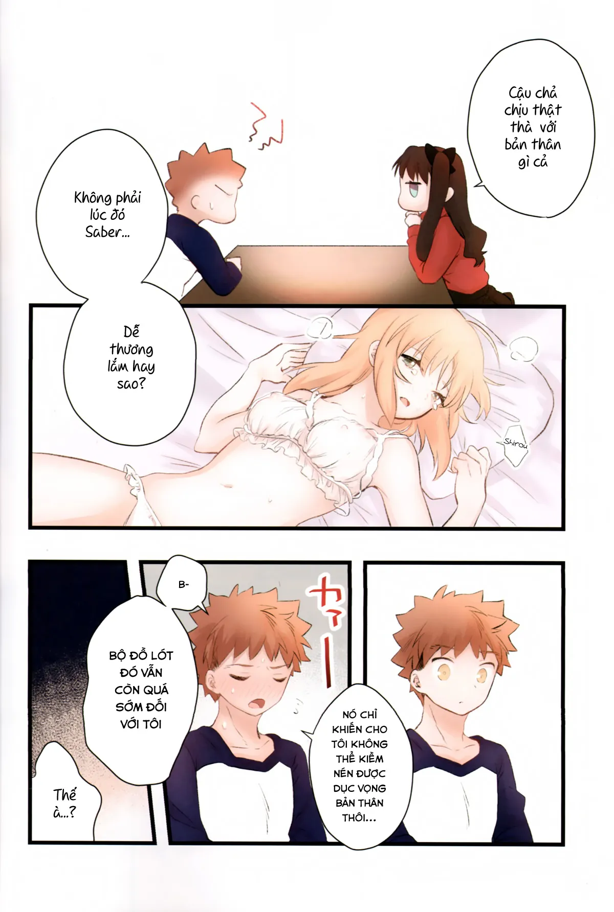 HentaiVN.net - Ảnh 24 - Souiu Shitagi wa Ore ni wa Hayai (Fate/stay night) [そういう下着は俺には早い (Fate/stay night)] - Chap 1