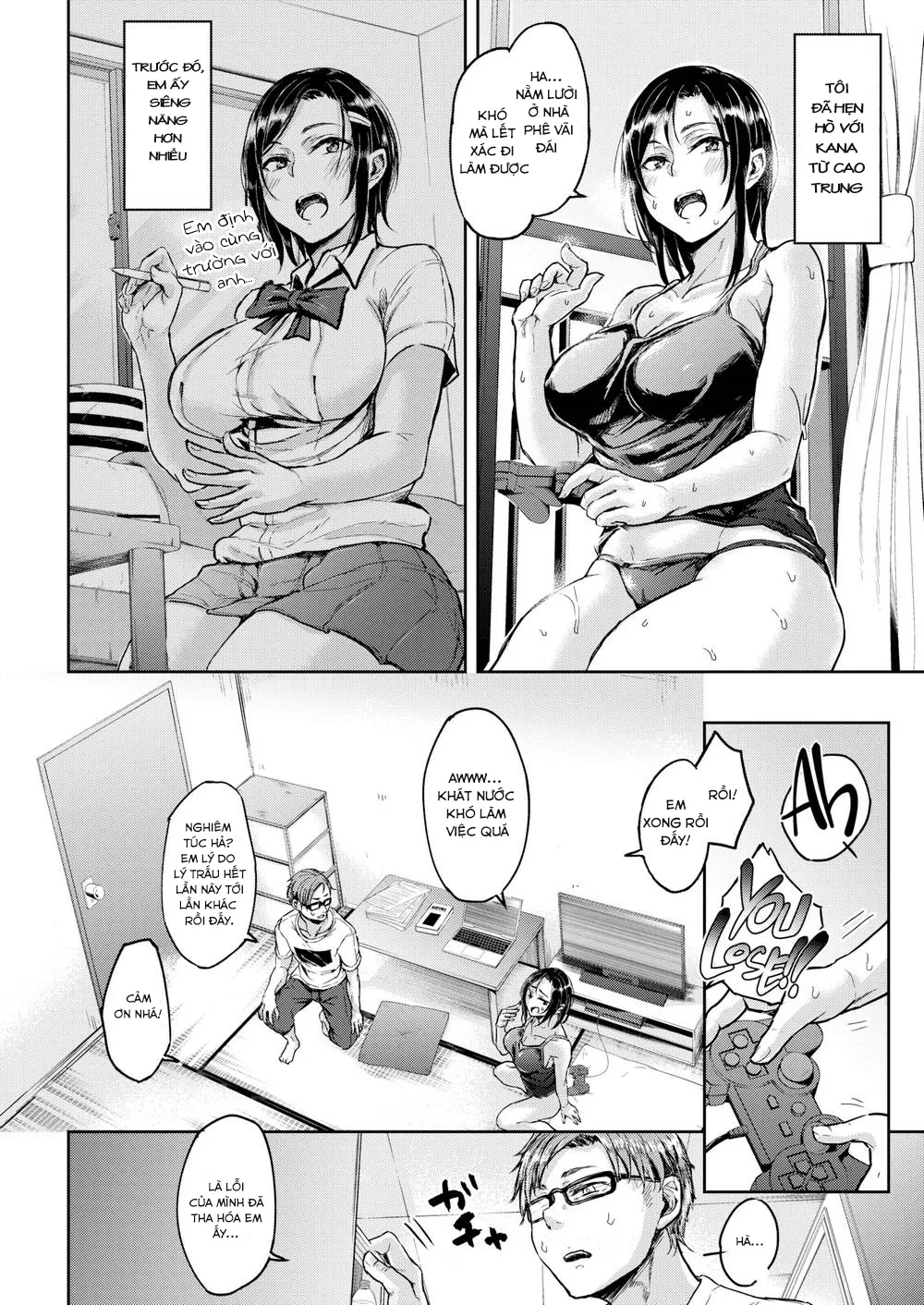 HentaiVN.net - Ảnh 4 - Ngày hạ hôm ấy [Old summer day] - Chap 1